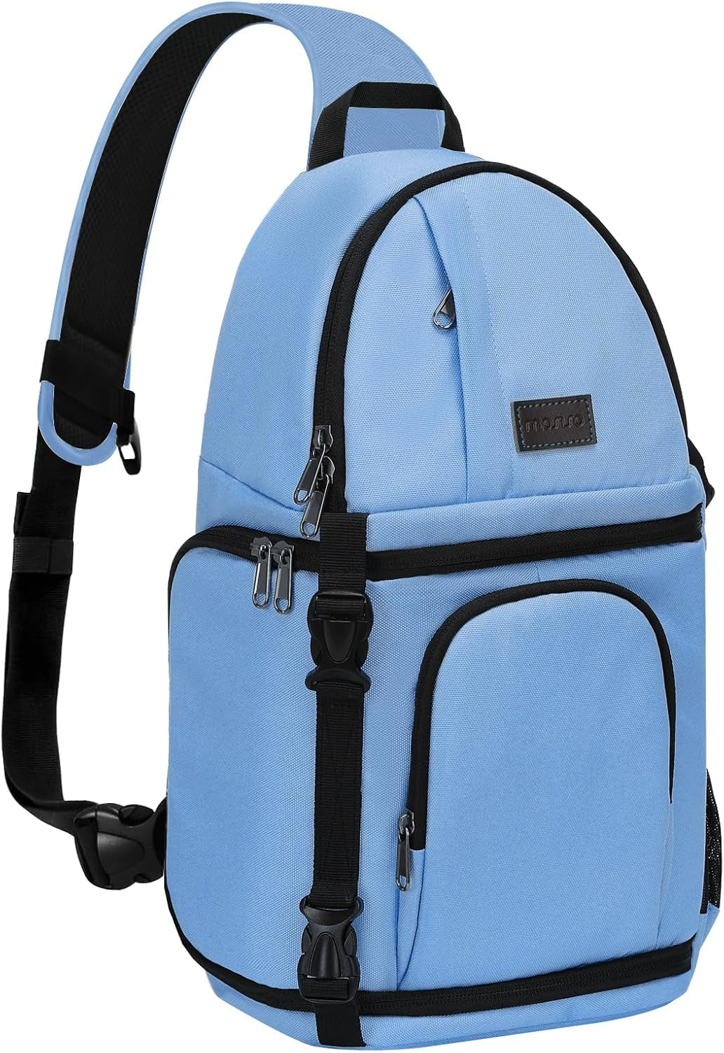 Camera Sling Bag, Dslr/Slr/Mirrorless Camera Backpack Case Shockproof Photography Backpack with Tripod Holder & Removable Modular Inserts Compatible with Canon/Nikon/Sony/Fuji