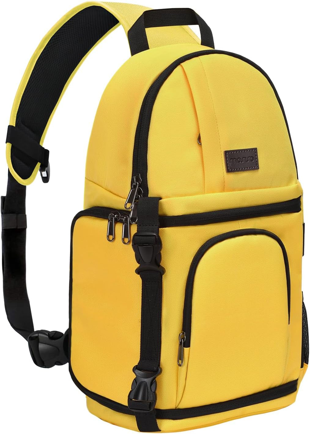 Camera Sling Bag, Dslr/Slr/Mirrorless Camera Backpack Case Shockproof Photography Backpack with Tripod Holder & Removable Modular Inserts Compatible with Canon/Nikon/Sony/Fuji