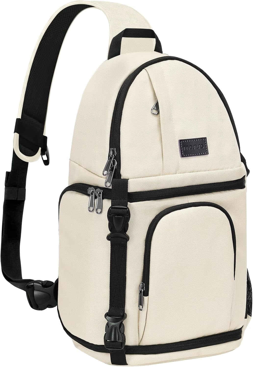 Camera Sling Bag, Dslr/Slr/Mirrorless Camera Backpack Case Shockproof Photography Backpack with Tripod Holder & Removable Modular Inserts Compatible with Canon/Nikon/Sony/Fuji