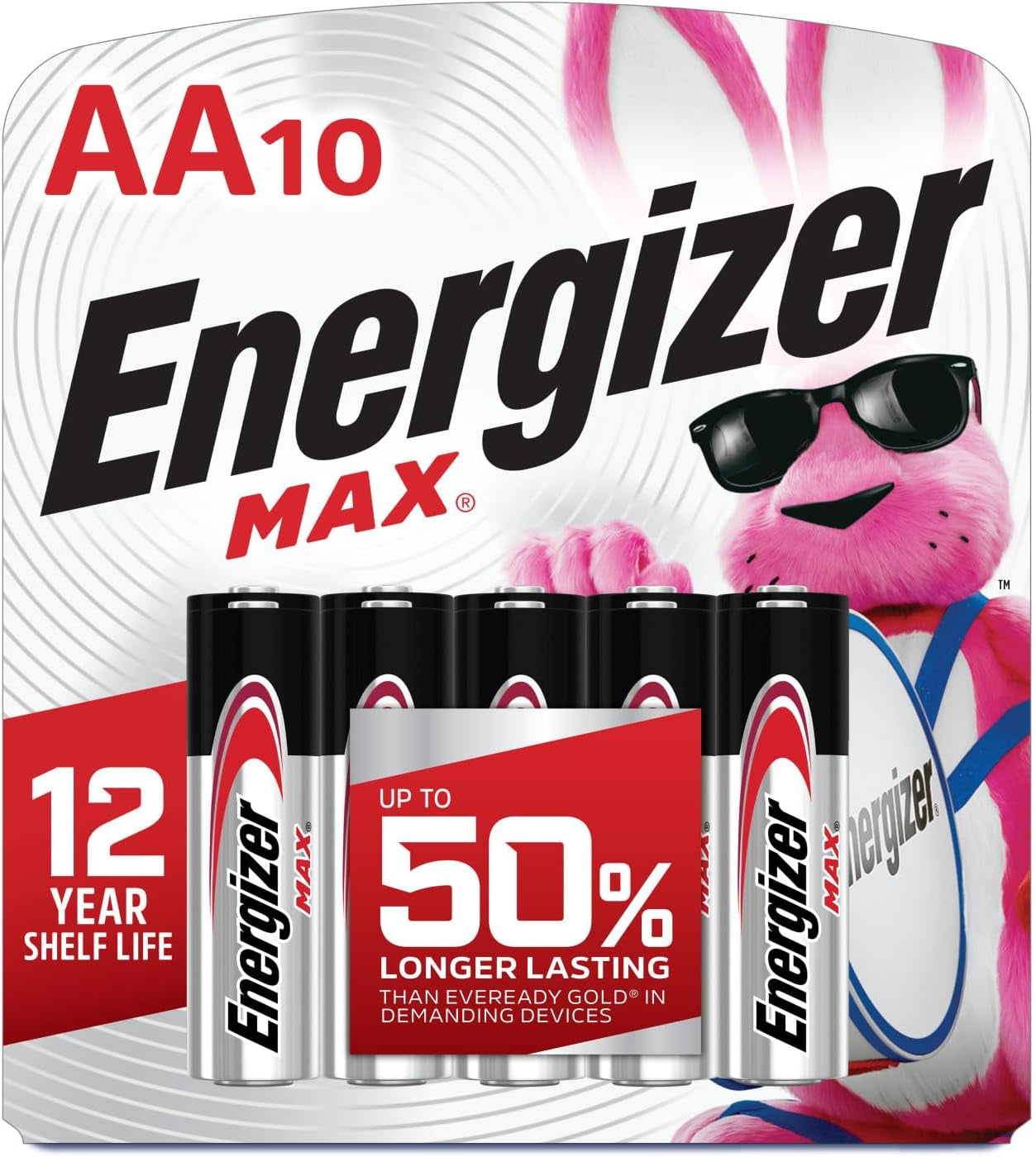 AA Batteries, MAX Double AA Battery Alkaline, 24 Count