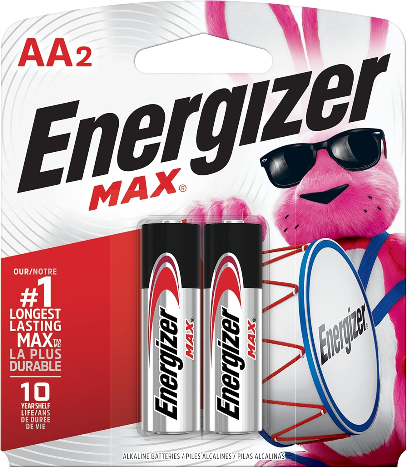 AA Batteries, MAX Double AA Battery Alkaline, 24 Count