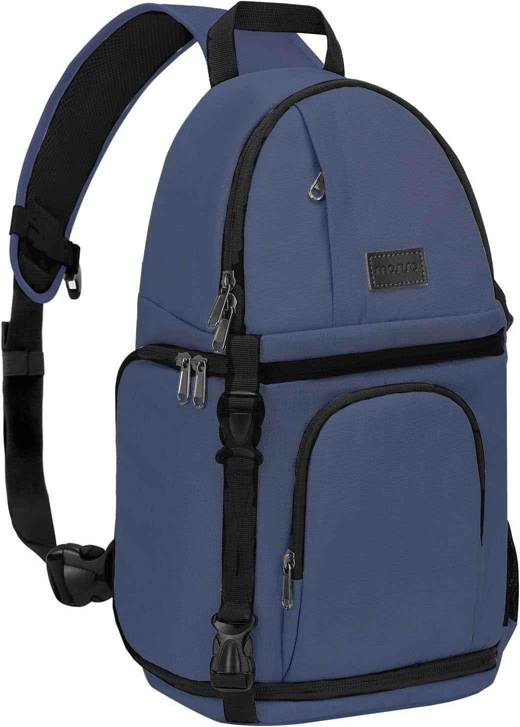 Camera Sling Bag, Dslr/Slr/Mirrorless Camera Backpack Case Shockproof Photography Backpack with Tripod Holder & Removable Modular Inserts Compatible with Canon/Nikon/Sony/Fuji