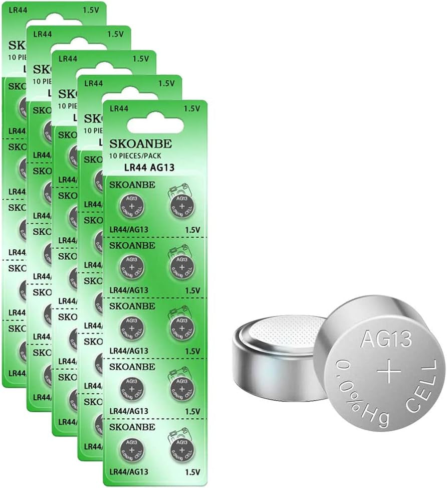 20PCS AG13 LR44 A76 SR44 303 357 1.5V Button Coin Cell Battery