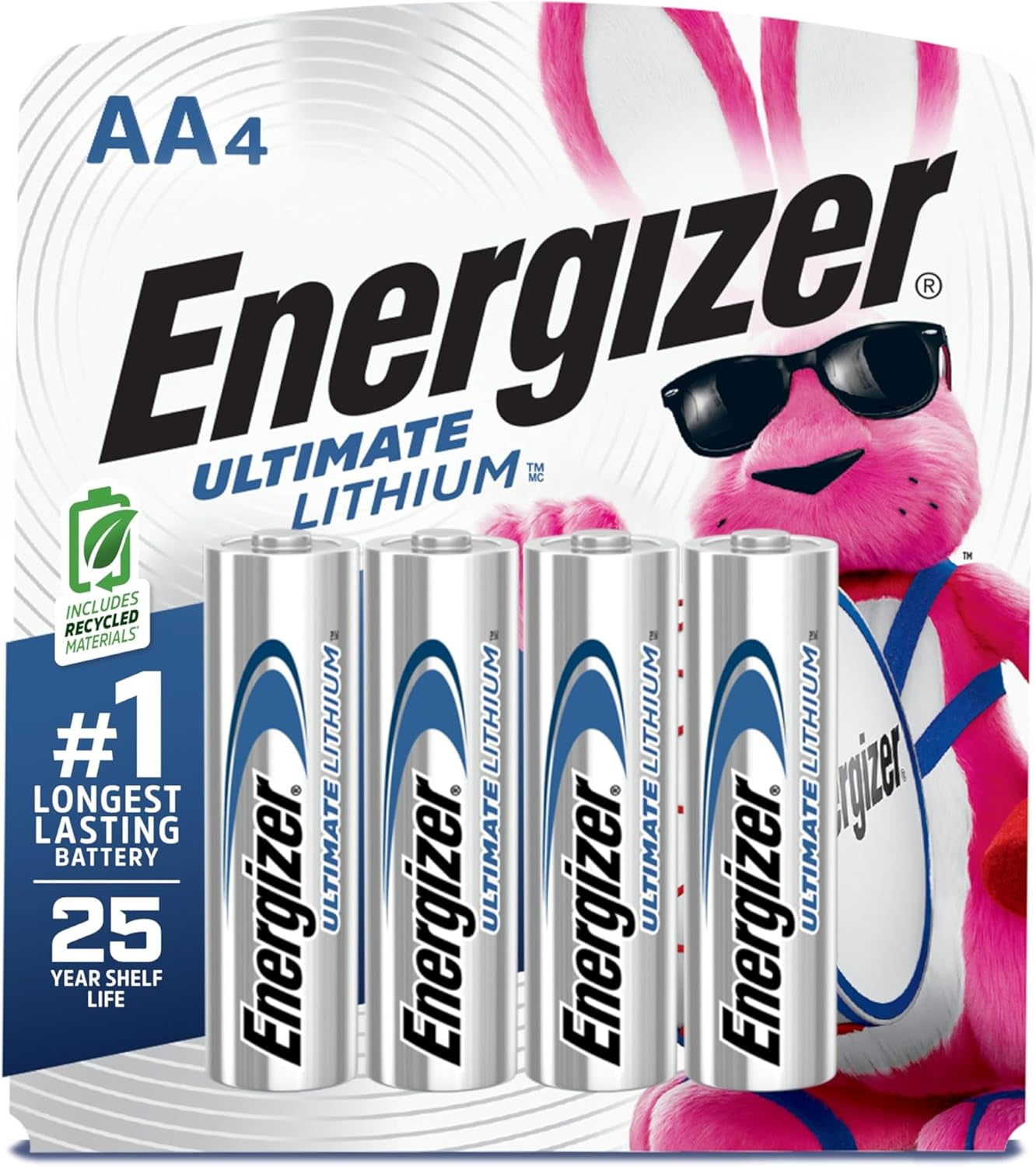 Ultimate Lithium AA Batteries (8 Pack), 1.5V Lithium Double a Batteries