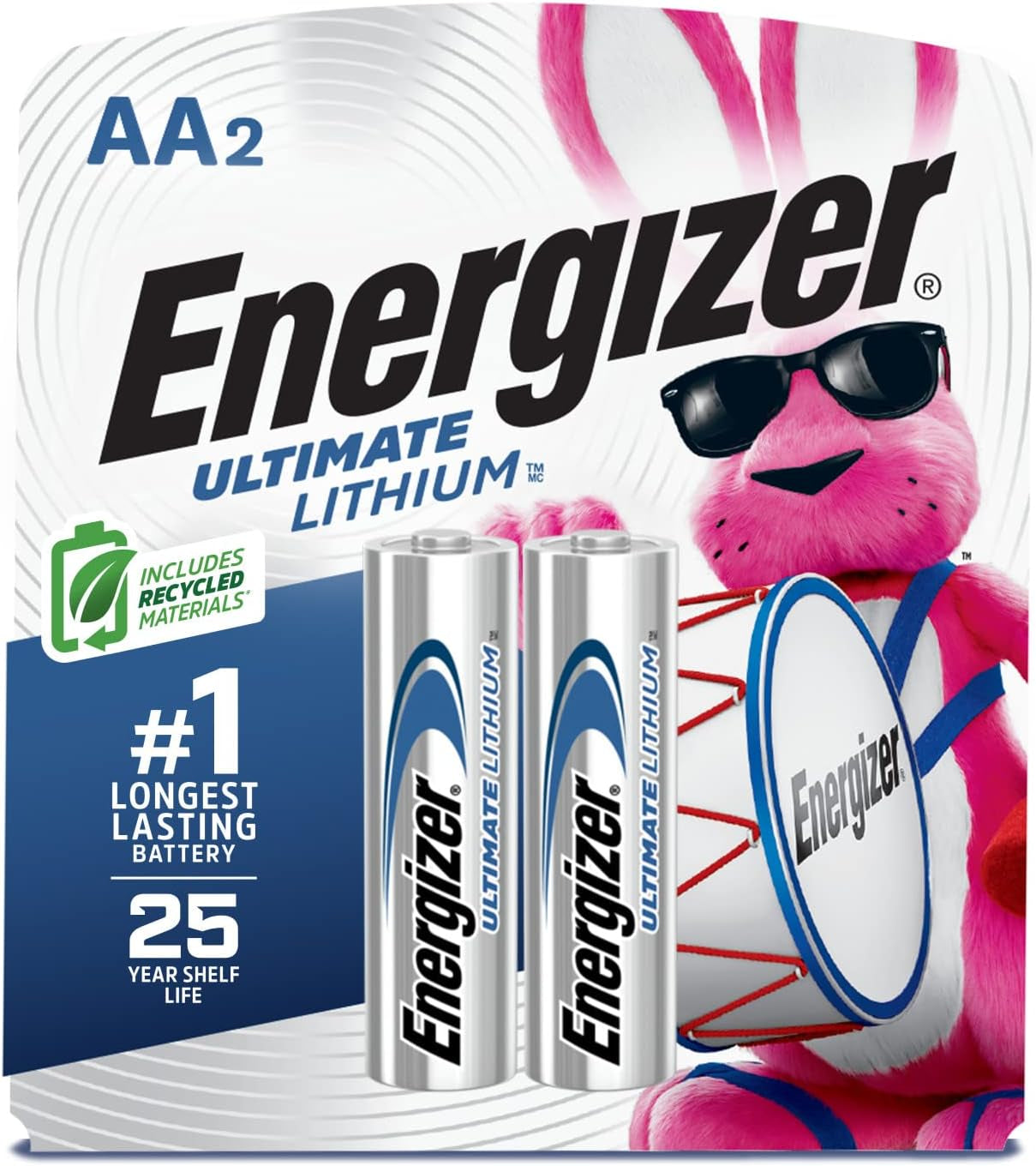 Ultimate Lithium AA Batteries (8 Pack), 1.5V Lithium Double a Batteries