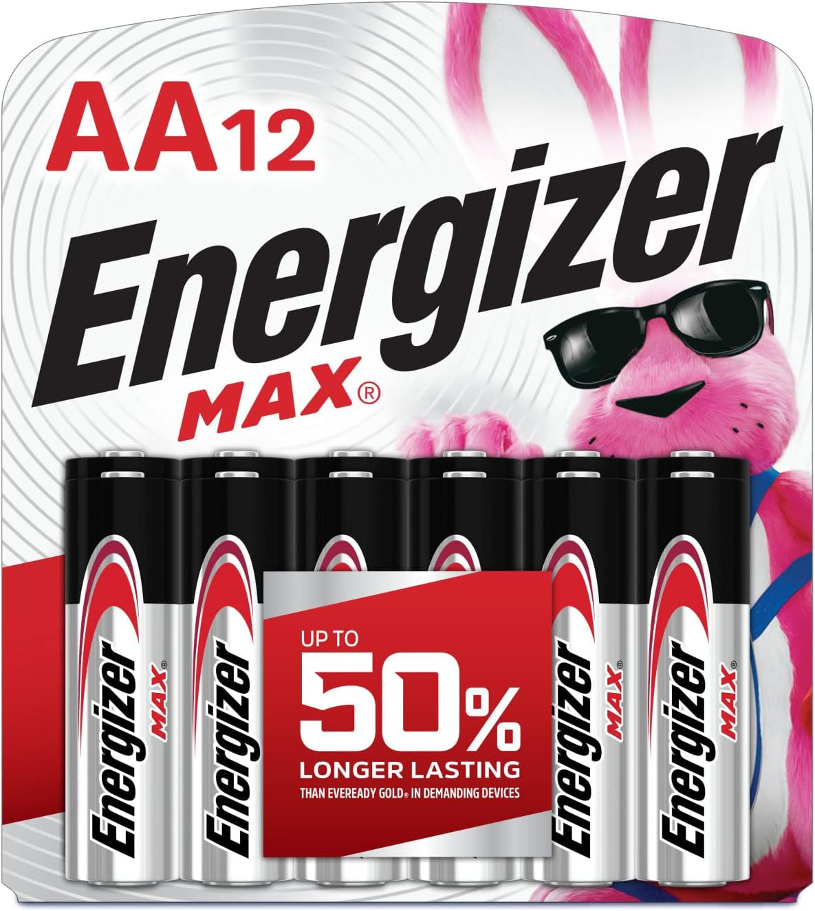 AA Batteries, MAX Double AA Battery Alkaline, 24 Count