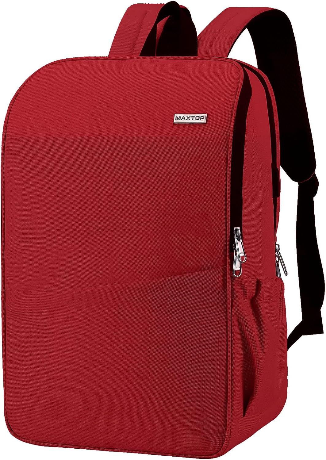 Deep Storage Laptop Backpack with USB Charging Port[Water Resistant] College Computer Bookbag Fits 15 Inch Laptop Black