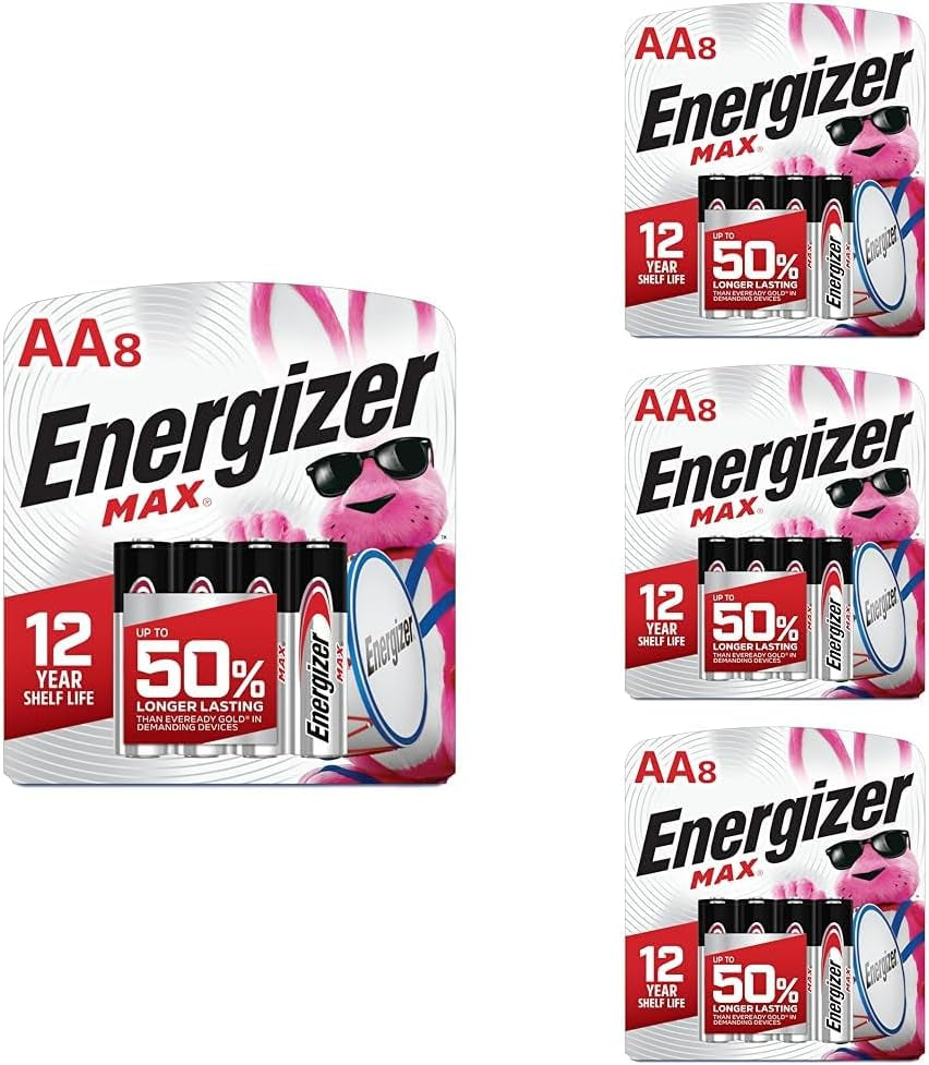 AA Batteries, MAX Double AA Battery Alkaline, 24 Count