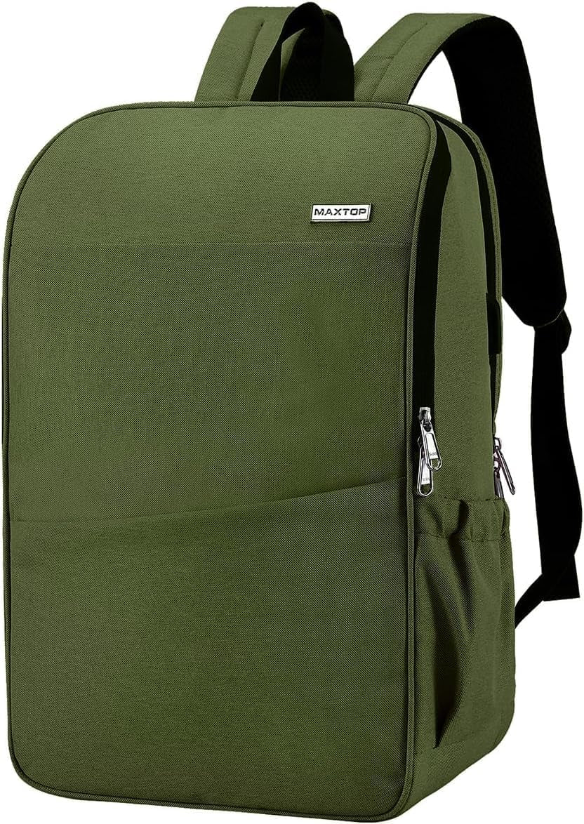 Deep Storage Laptop Backpack with USB Charging Port[Water Resistant] College Computer Bookbag Fits 15 Inch Laptop Black